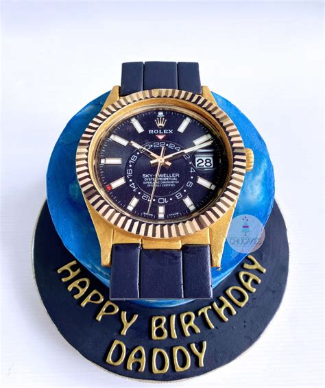 rolex watch cake for sale.